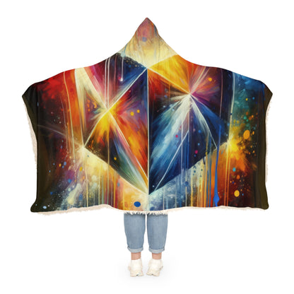 Prismatic Light Spectrum Snuggle Blanket