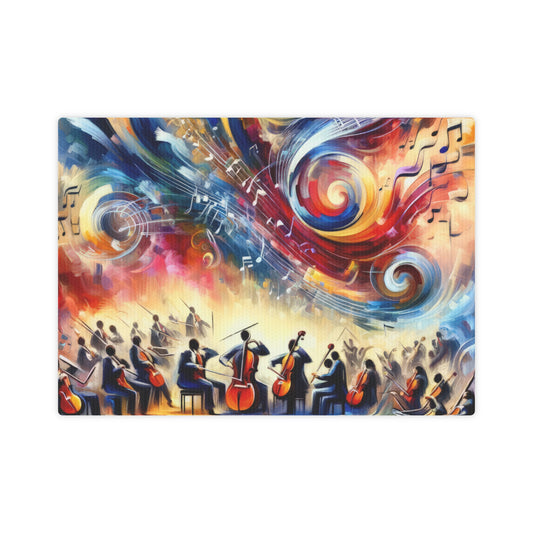 Vibrant Maestro Symphony Canvas Photo Tile