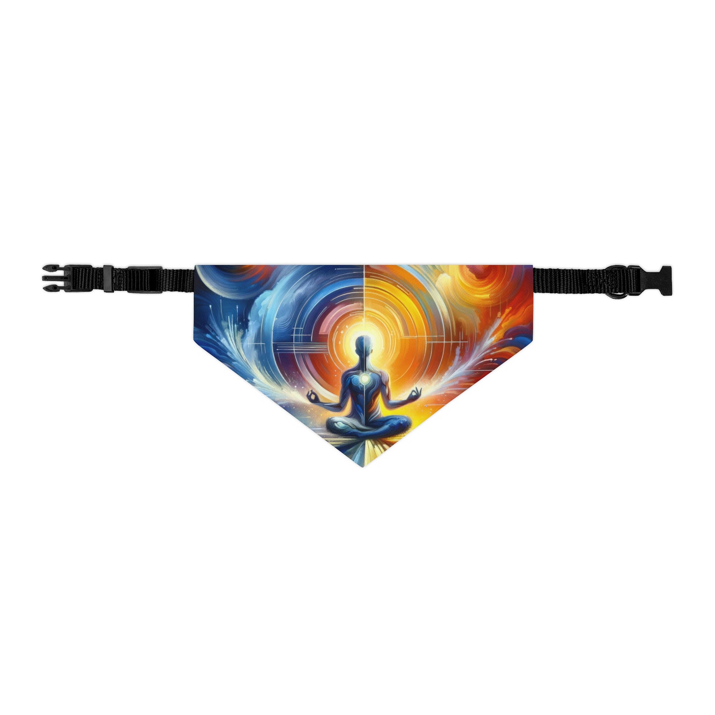 Techno Spiritual Synthesis Pet Bandana Collar