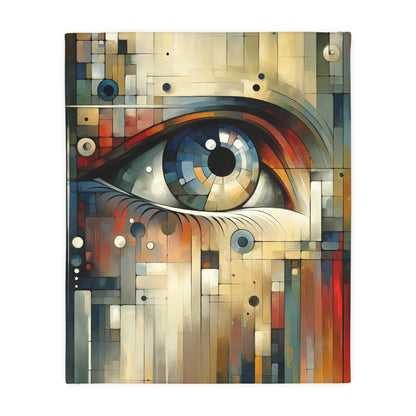 Focused Vision Quest Velveteen Microfiber Blanket (Two-sided print)