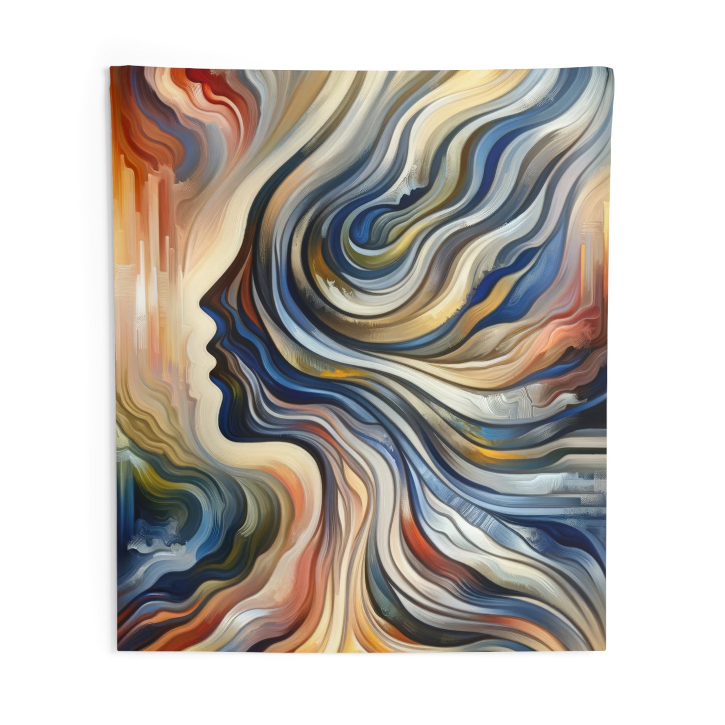 Diplomatic Emotional Currents Indoor Wall Tapestries