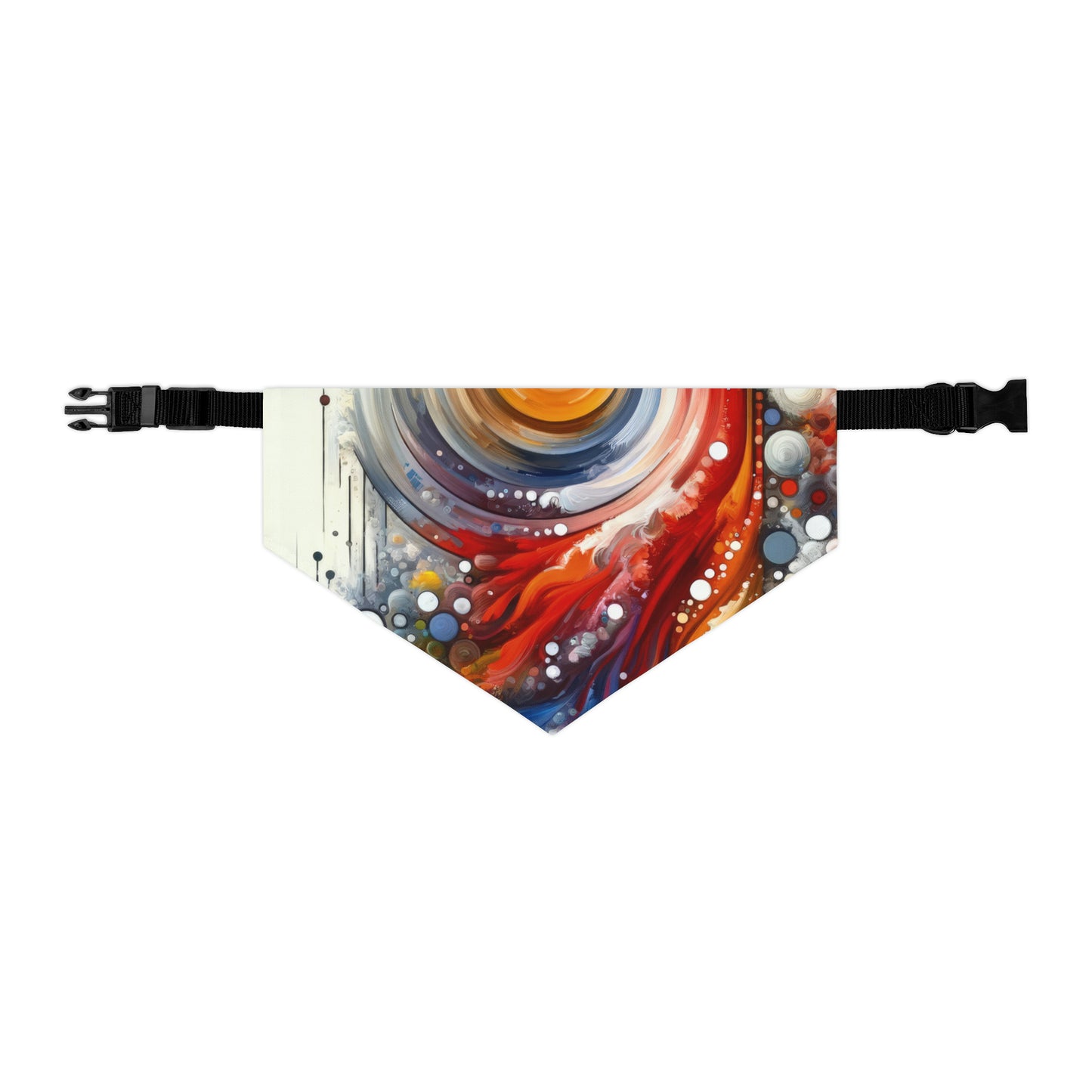 Harmonic Swirl Elegance Pet Bandana Collar