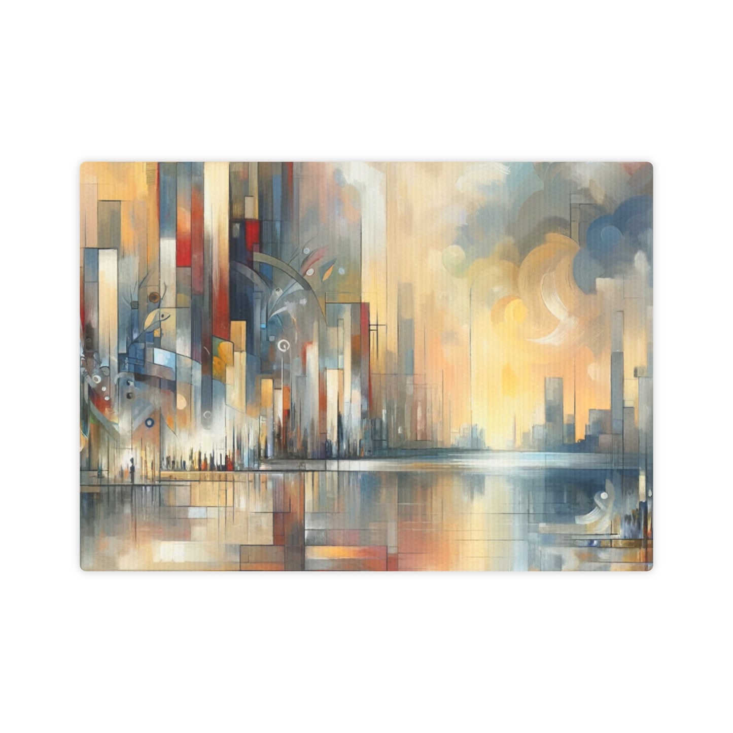 Abstract Buzzing Stillness Canvas Photo Tile