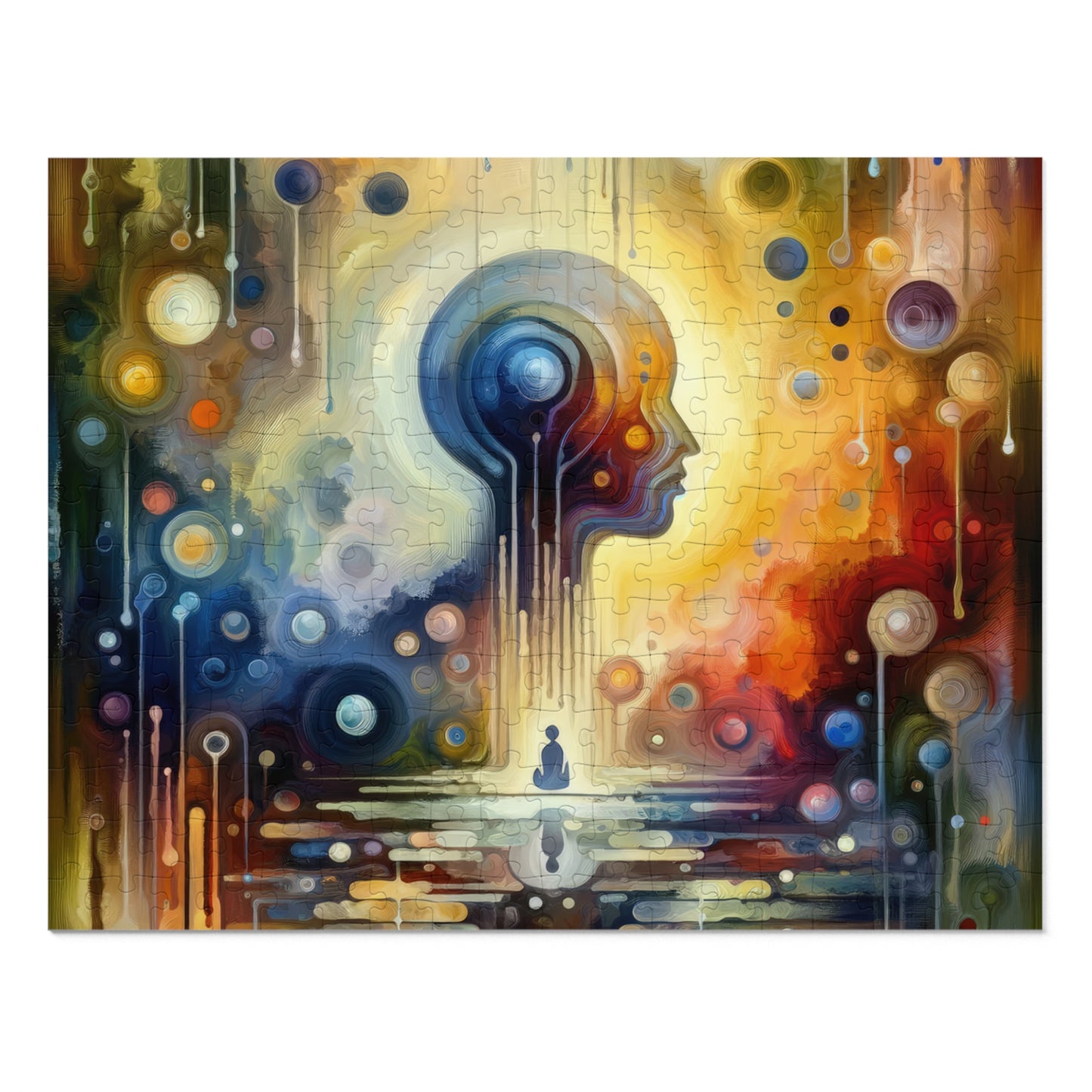Reflective Oneness Healing Jigsaw Puzzle (30, 110, 252, 500,1000-Piece)