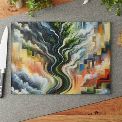 Eternal Digital Contrast Glass Cutting Board