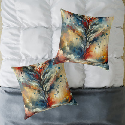 Abstract Forgiveness Offering Spun Polyester Pillow
