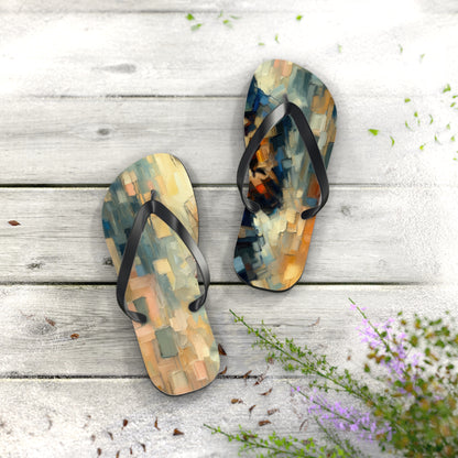 Urban Tachism Encounter Flip Flops