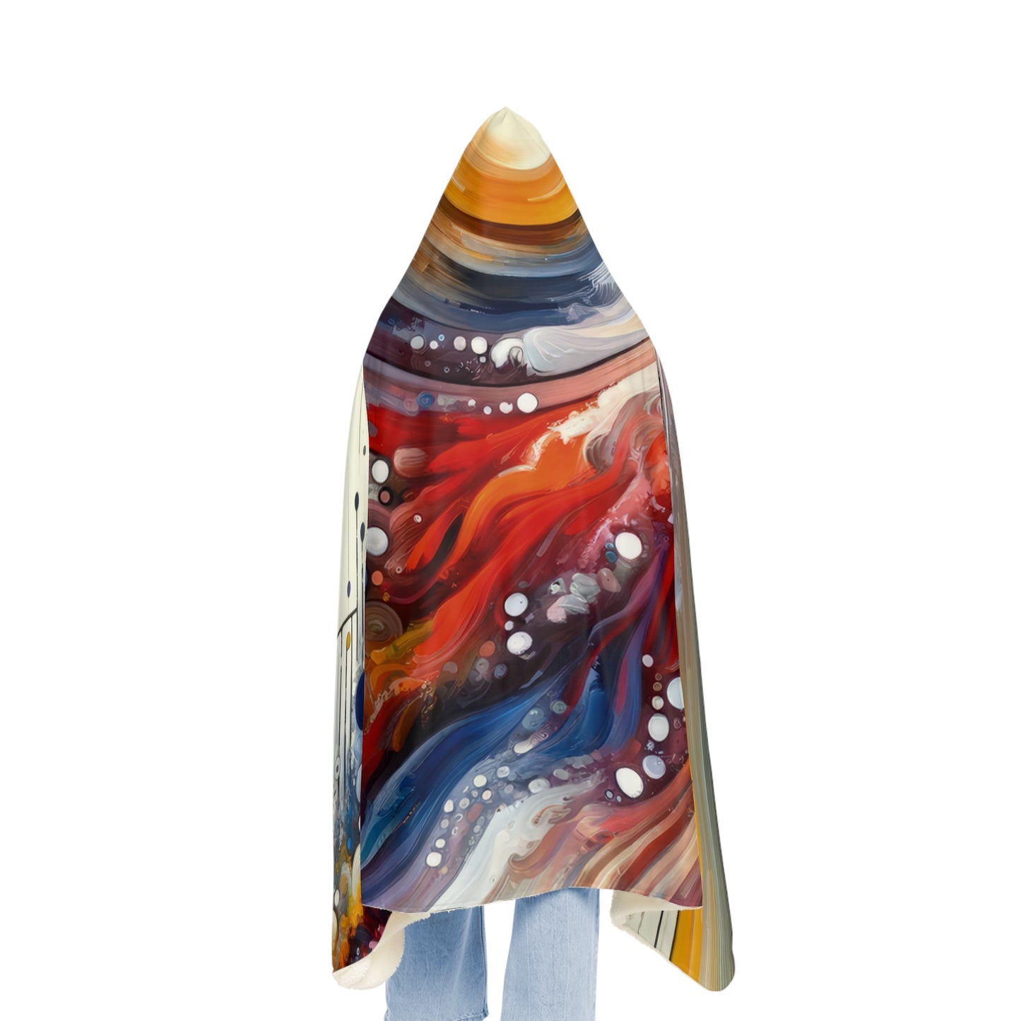 Harmonic Swirl Elegance Snuggle Blanket