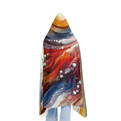 Harmonic Swirl Elegance Snuggle Blanket