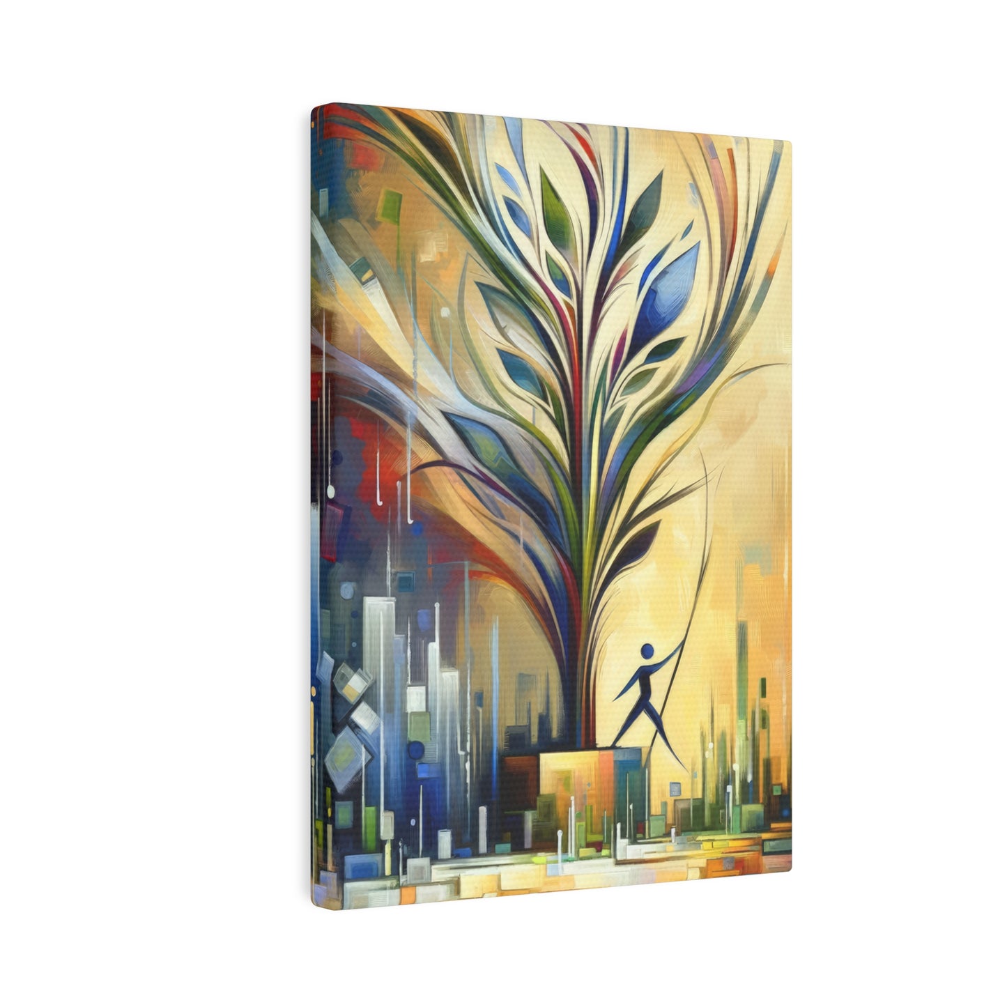 Pruning Distraction Tachism Canvas Photo Tile
