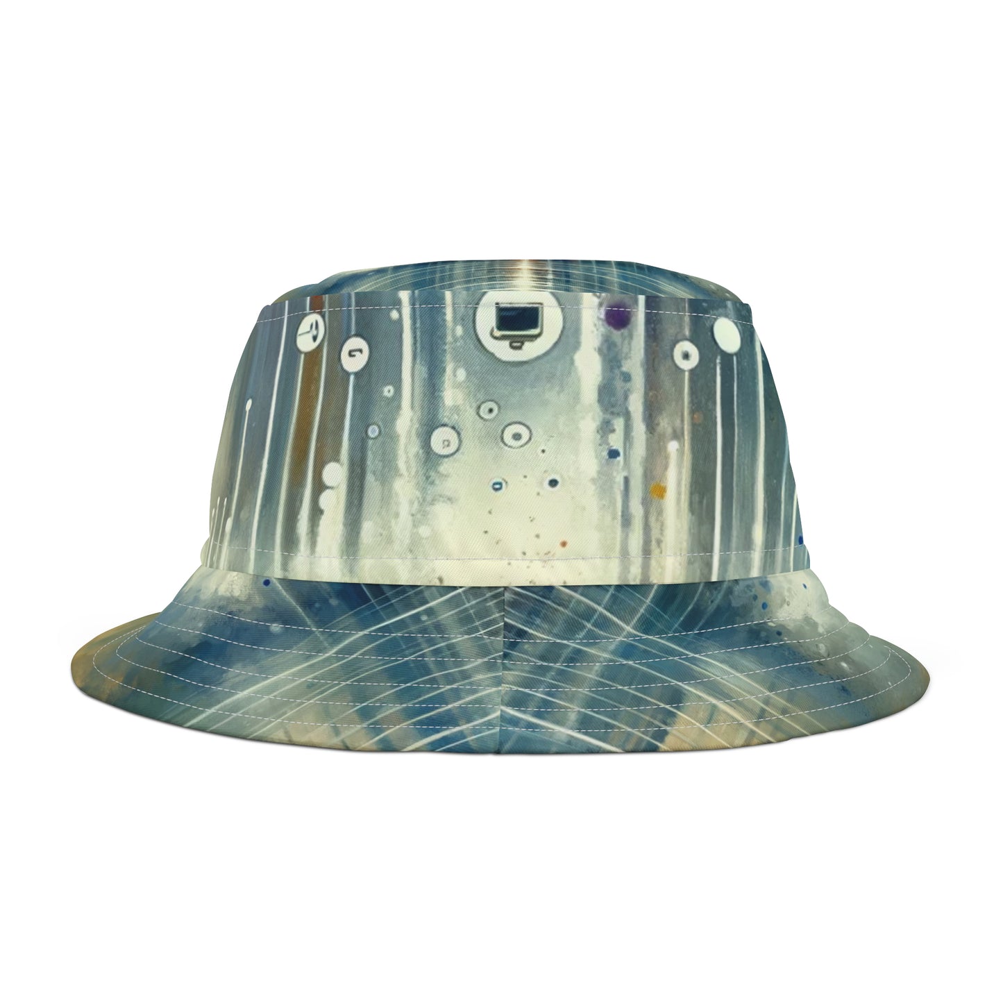Tachism Digital Escape Bucket Hat (AOP)