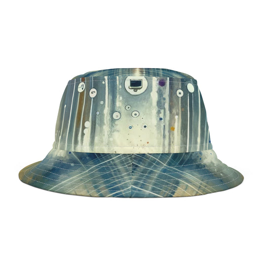 Tachism Digital Escape Bucket Hat (AOP)