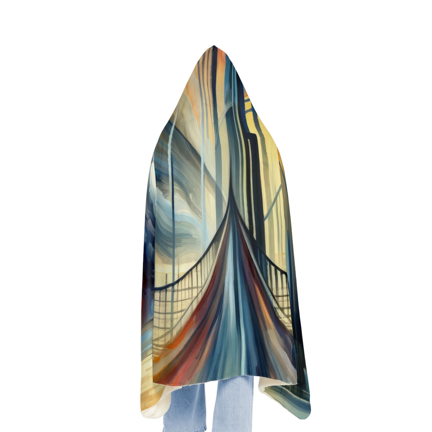 Conscious Bridge Tachism Snuggle Blanket