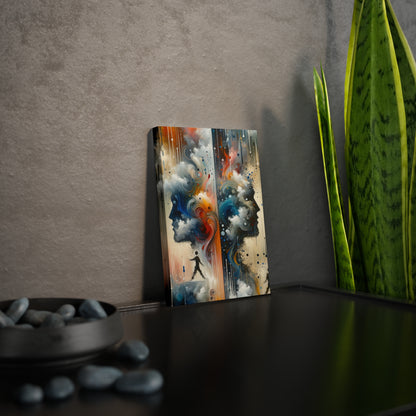 Connected Isolation Paradox Canvas Photo Tile