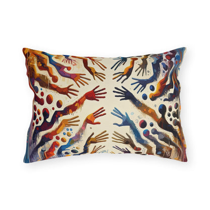 Architects Wisdom Tachism Outdoor Pillows
