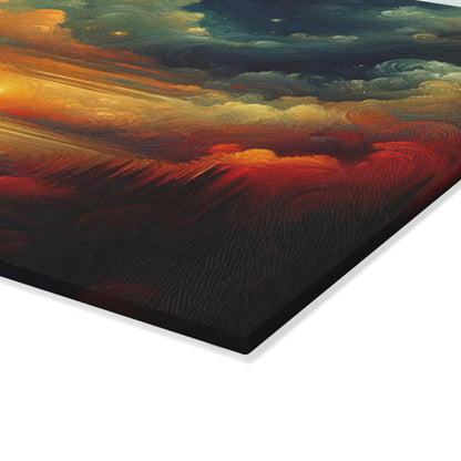 Twilight Velvet Transition Glass Cutting Board