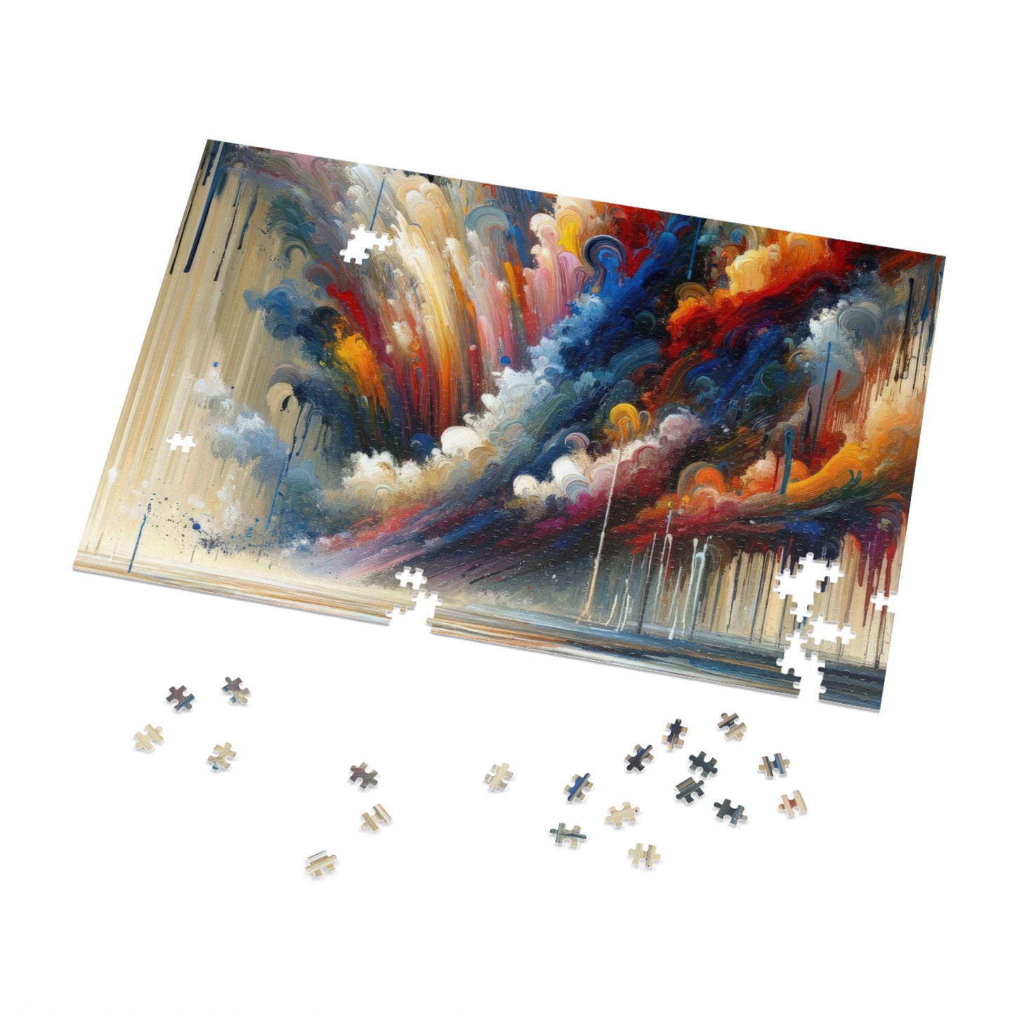 Grandiose Transformation Tachism Jigsaw Puzzle (30, 110, 252, 500,1000-Piece)
