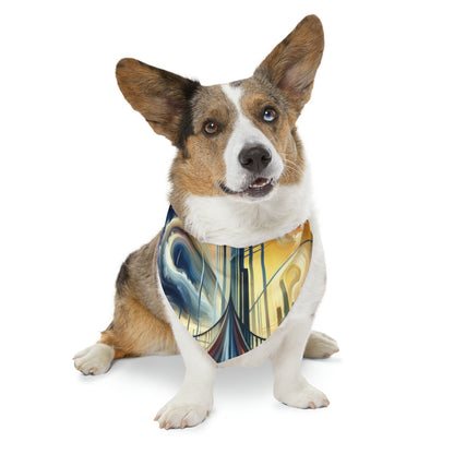 Conscious Bridge Tachism Pet Bandana Collar