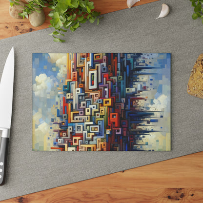 Architectural Endeavor Tapestry Glass Cutting Board