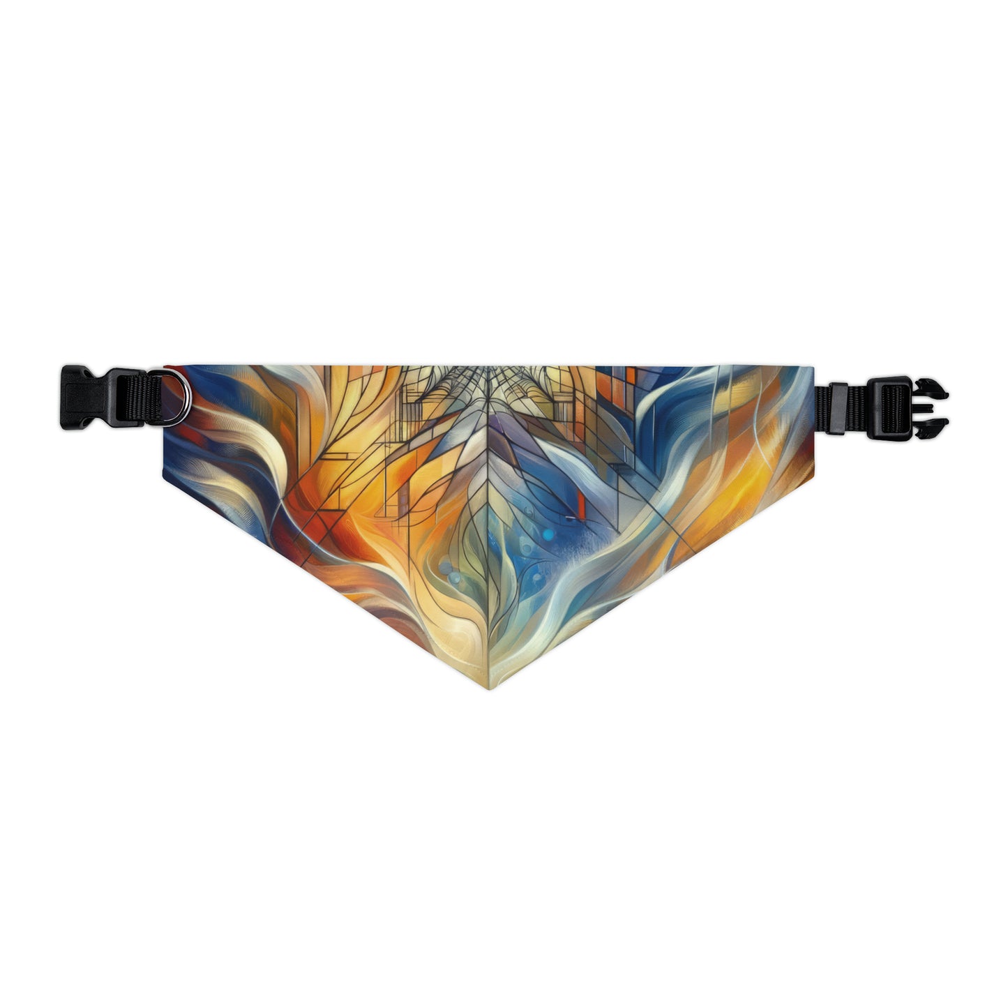 Weaving Renewal Web Pet Bandana Collar