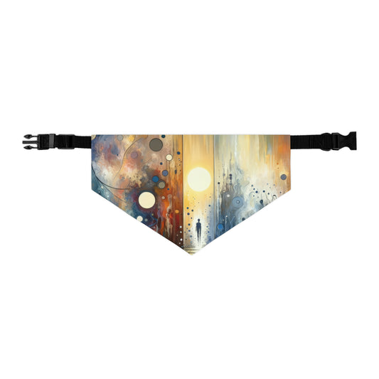 Stillness Transition Abstract Pet Bandana Collar