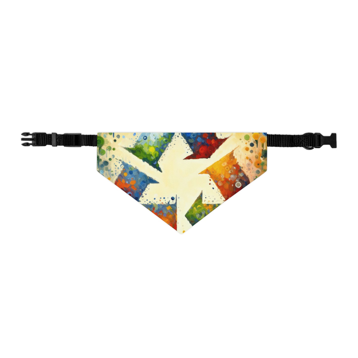 Sustainable Transformation Tachism Pet Bandana Collar