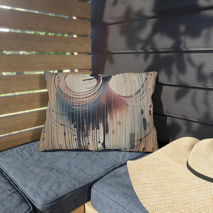 Rhythmic Heart Dance Outdoor Pillows
