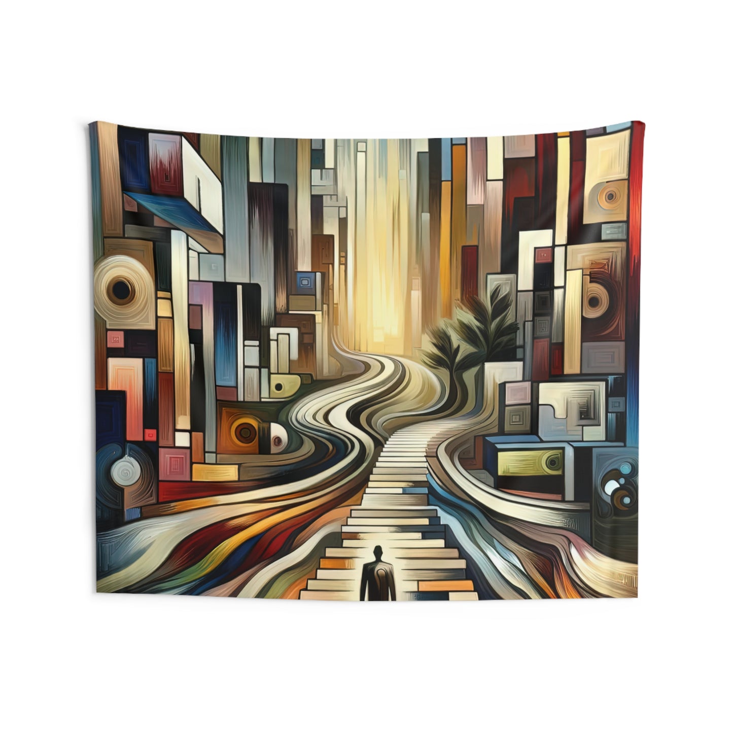 Relatable Journey Abstraction Indoor Wall Tapestries