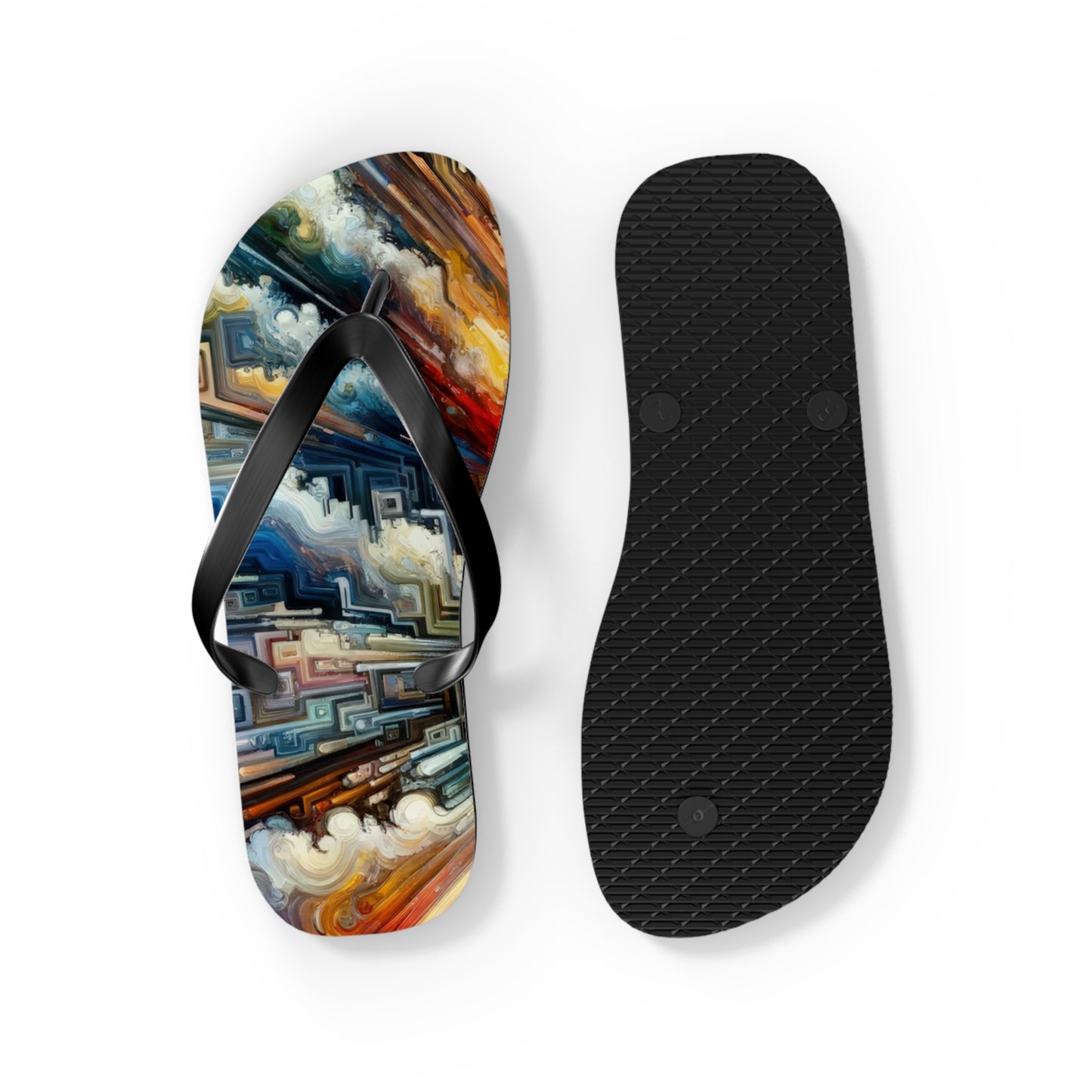Transformative Tapestry Ascent Flip Flops