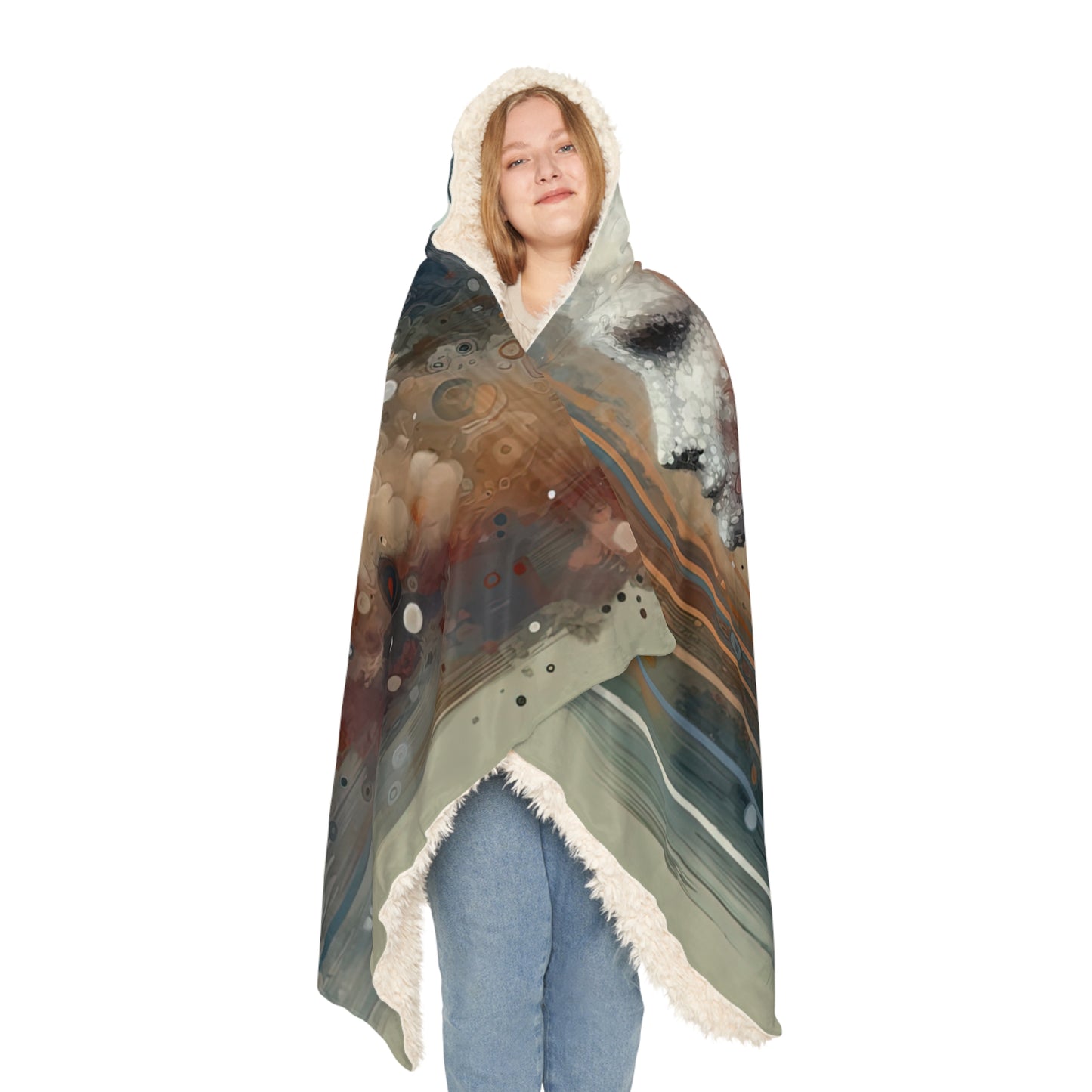 Ephemeral Hour Residue Snuggle Blanket
