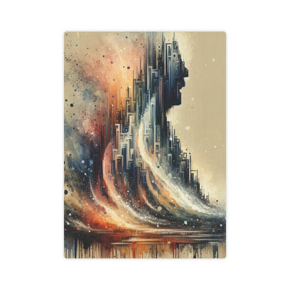 Enduring Echoes Resonance Canvas Photo Tile