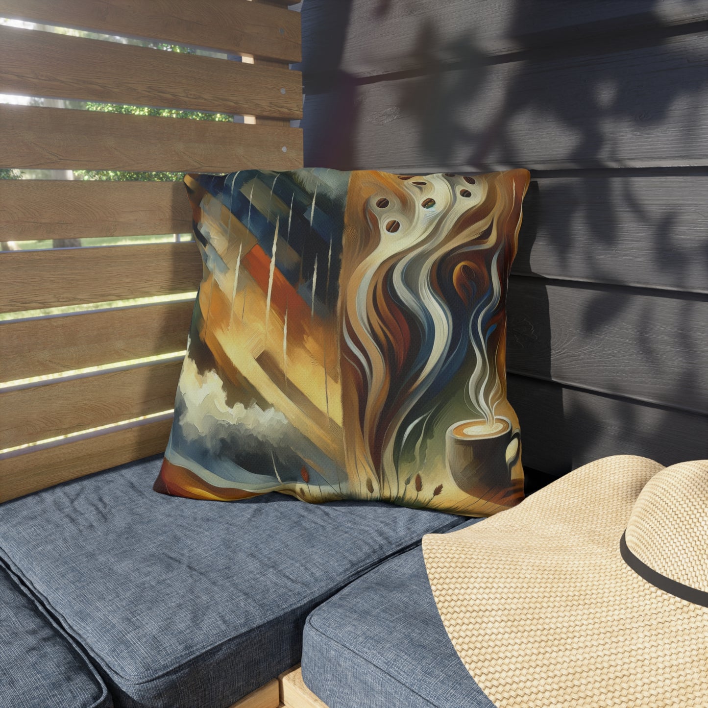 Aromatic Earth Encounter Outdoor Pillows