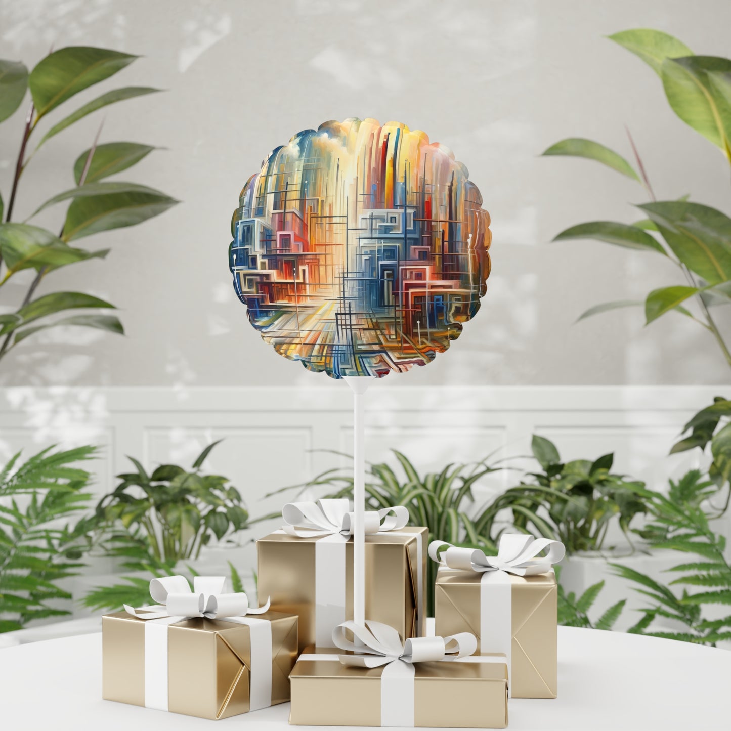 Urban Flow Interconnectedness Balloon (Round and Heart-shaped), 11"