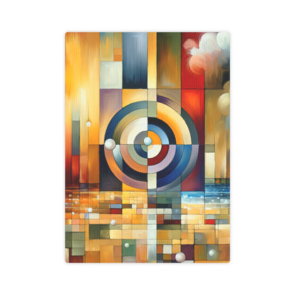 Oneness Through Tachism Canvas Photo Tile