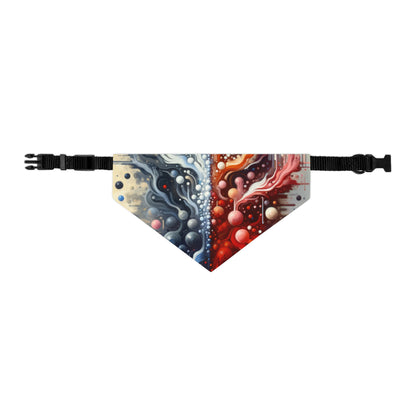Symbiotic Exchange Abstract Pet Bandana Collar