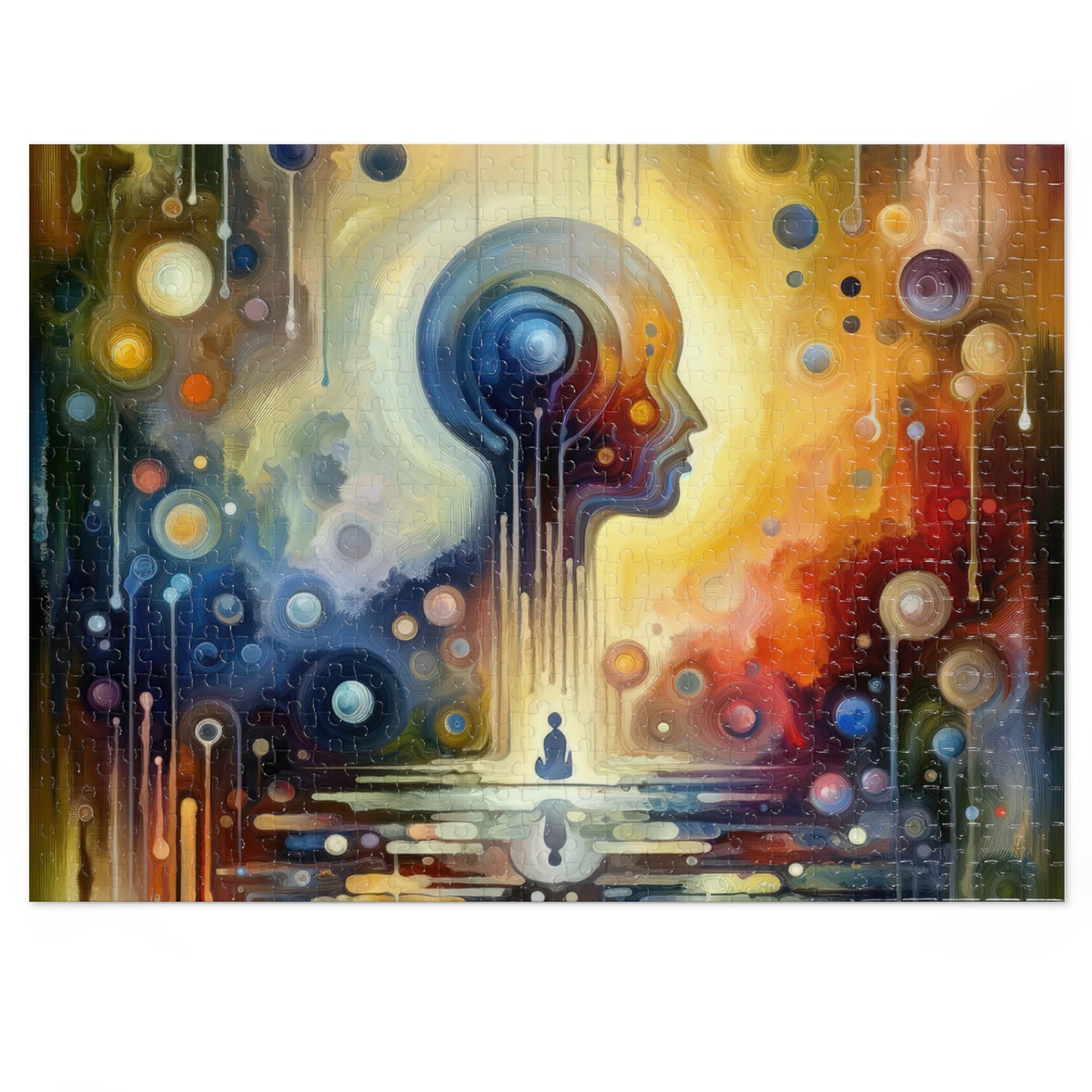 Reflective Oneness Healing Jigsaw Puzzle (30, 110, 252, 500,1000-Piece)