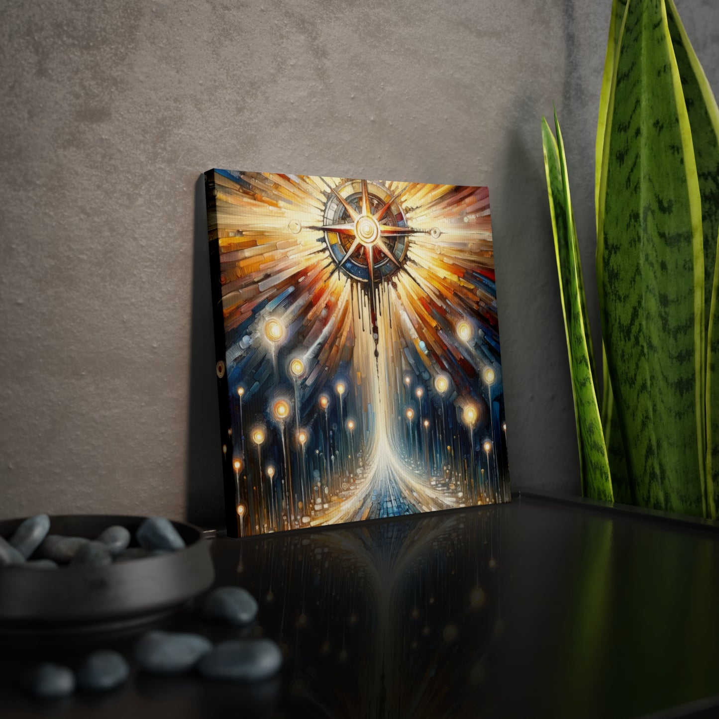 Wisdom Compass Journey Canvas Photo Tile