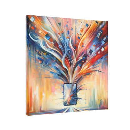 Empowerment Through Technology Canvas Photo Tile