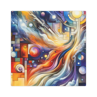 Cosmic Tachism Alchemy Canvas Photo Tile