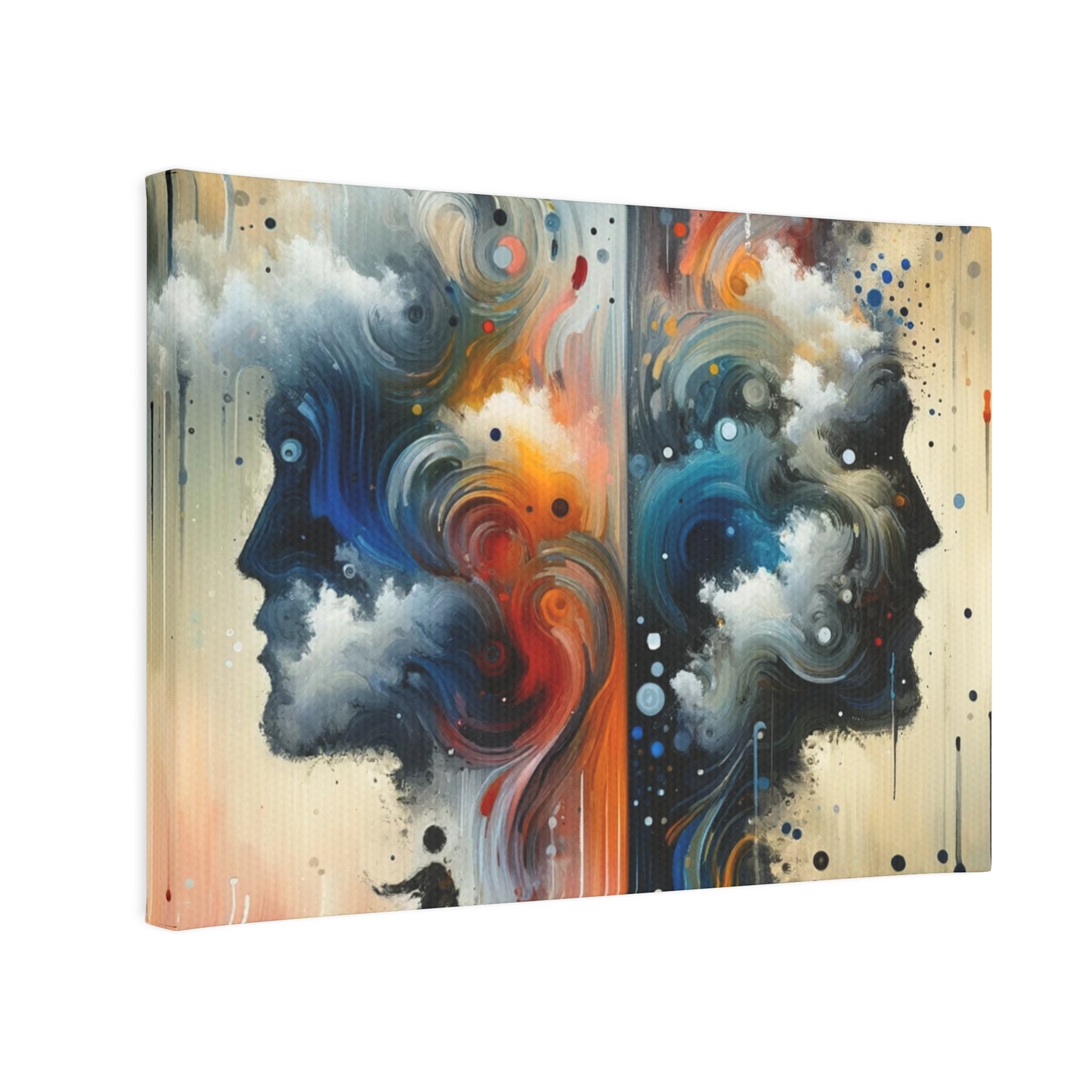 Connected Isolation Paradox Canvas Photo Tile