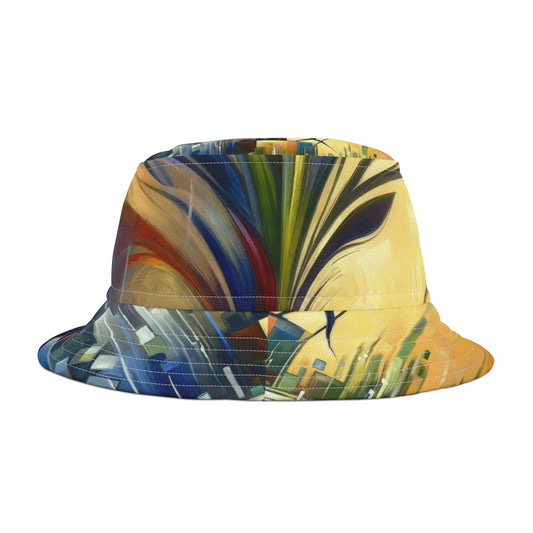 Pruning Distraction Tachism Bucket Hat (AOP)