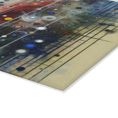 Awakenings Interconnectedness Tachism Glass Cutting Board