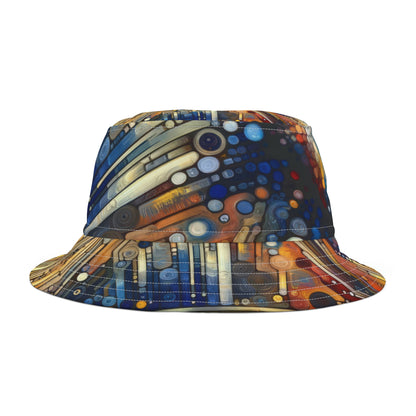 Digital Rhythm Tapestry Bucket Hat (AOP)