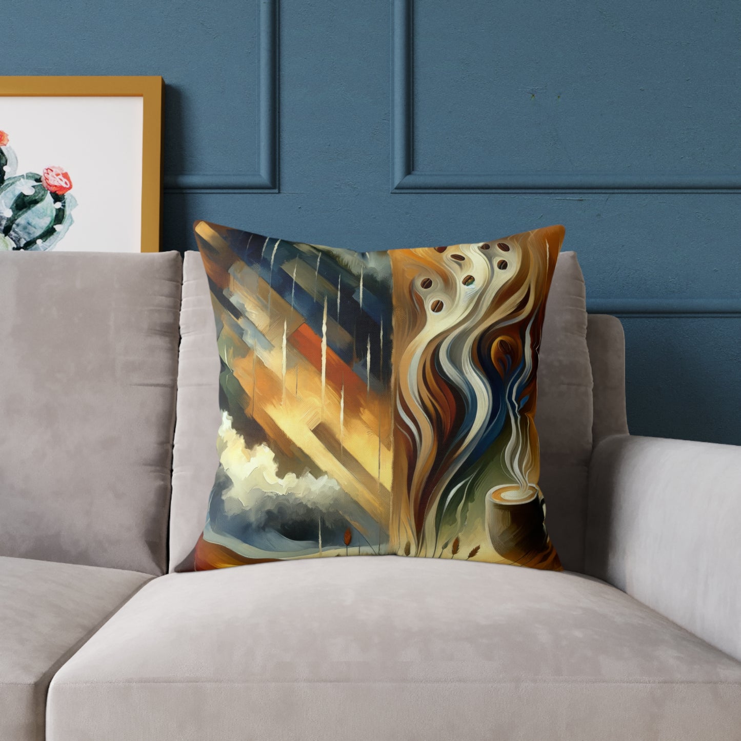 Aromatic Earth Encounter Spun Polyester Pillow