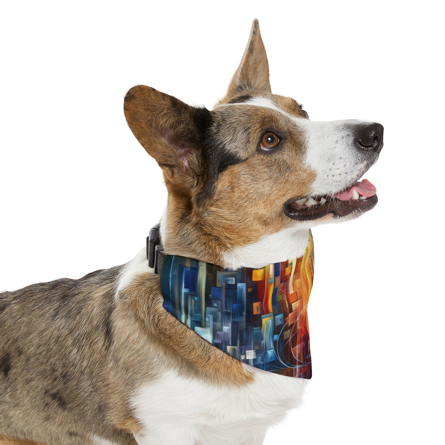 Symphonic Glass Resonance Pet Bandana Collar