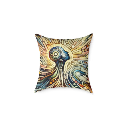 Inner Mosaic Kindness Spun Polyester Pillow