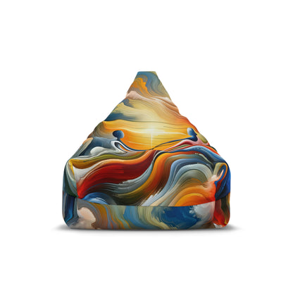 Empathetic Lifeline Abstract Bean Bag Chair Cover