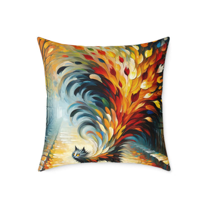 Autumn Whirlwind Escape Spun Polyester Pillow