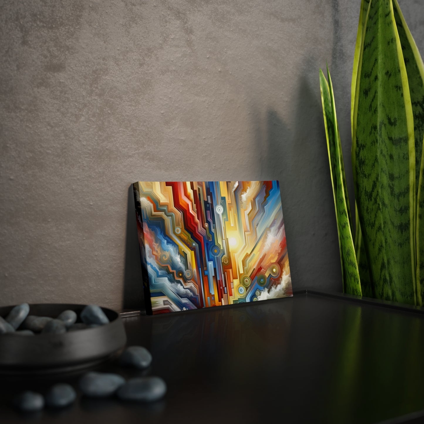 Unity Abstract Vibrancy Canvas Photo Tile