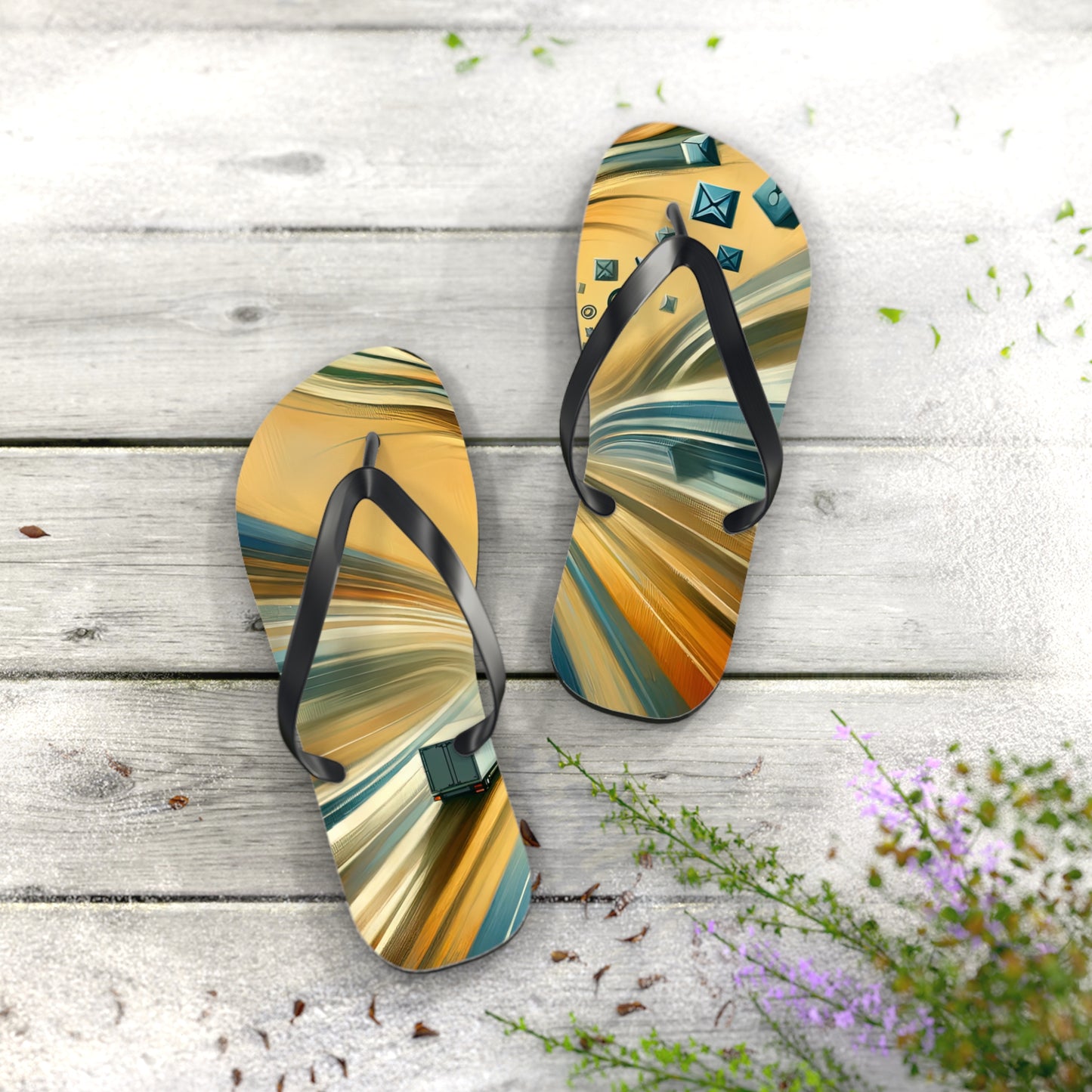 Meditative Commute Flow Flip Flops